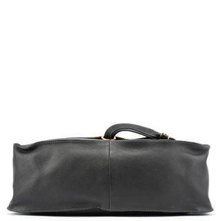 Chloe Black Leather Marcie Tote Bag
