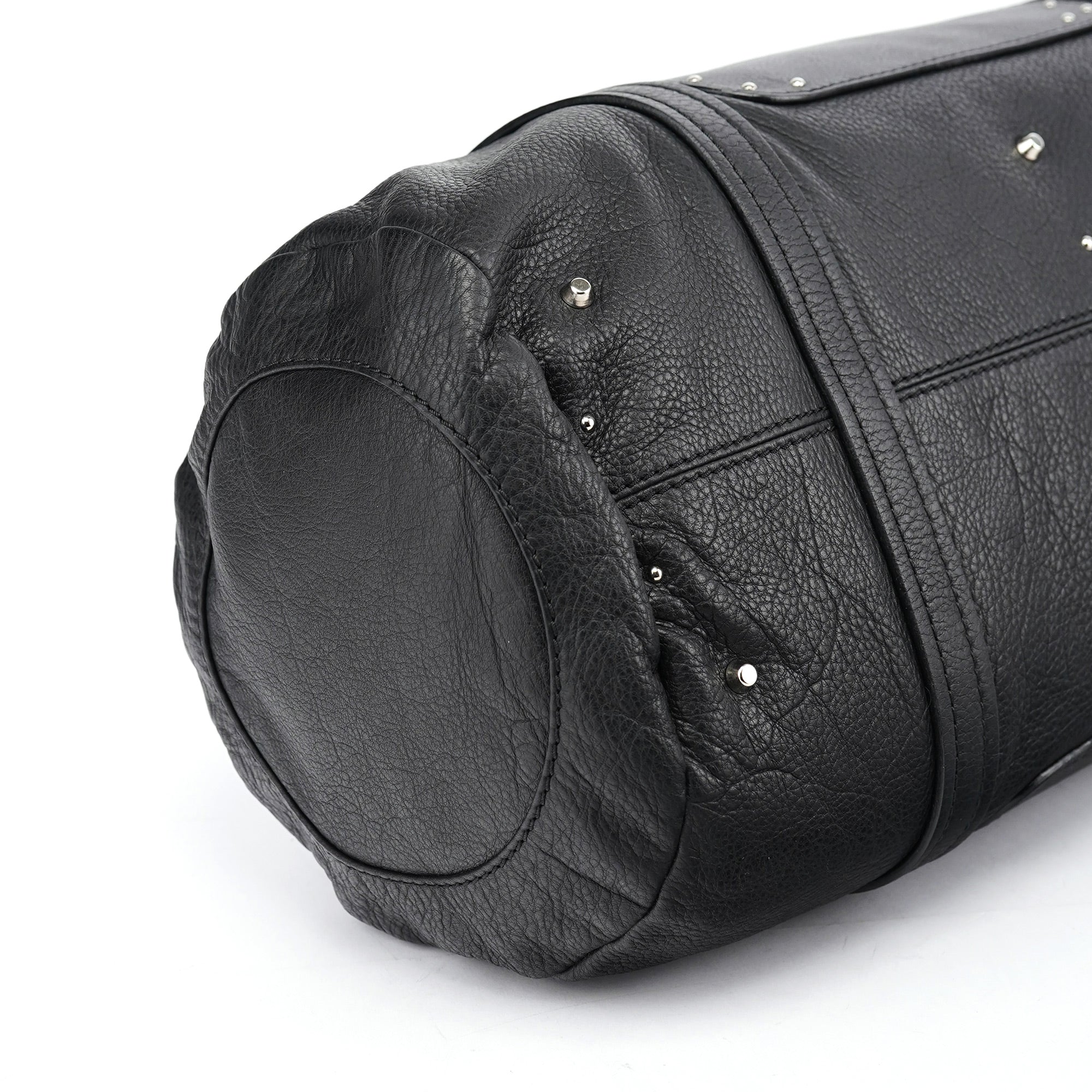 Chloé Sac Boston Paddington en cuir noir