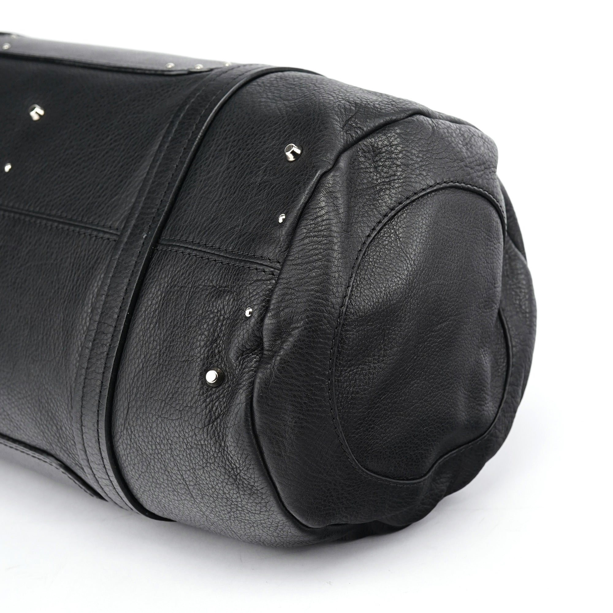 Chloé Sac Boston Paddington en cuir noir