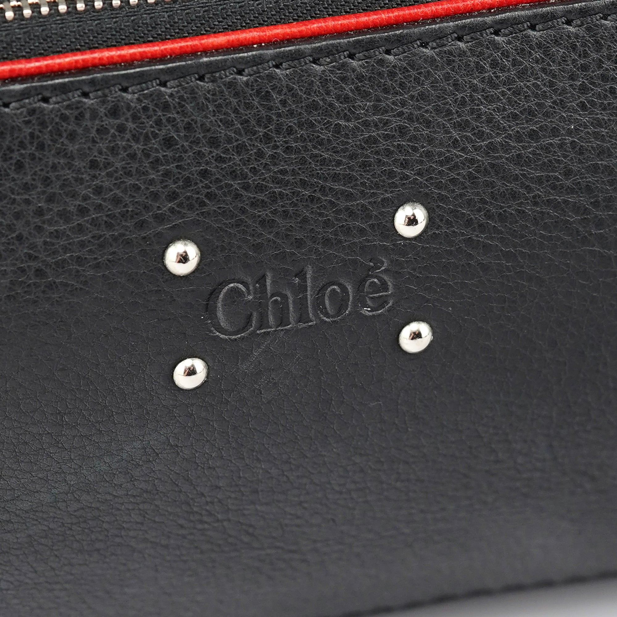 Chloé Sac Boston Paddington en cuir noir