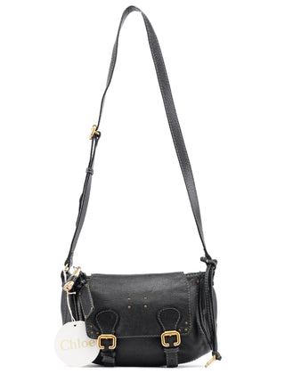 Chloé Black Leather Paddington Crossbody Bag