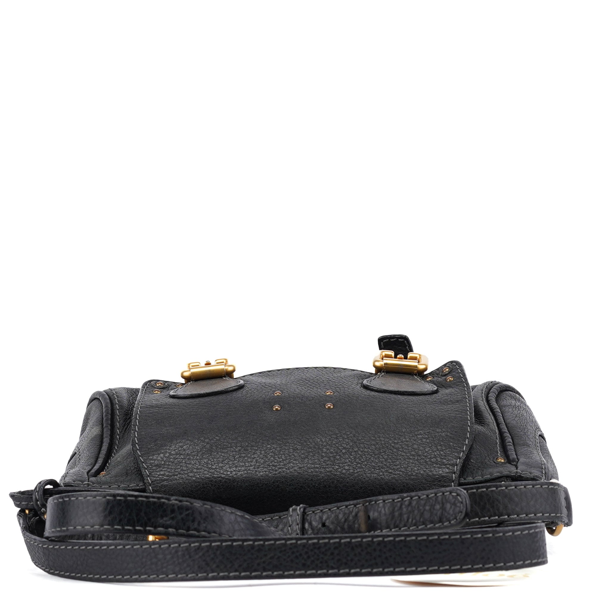 Chloé Black Leather Paddington Crossbody Bag