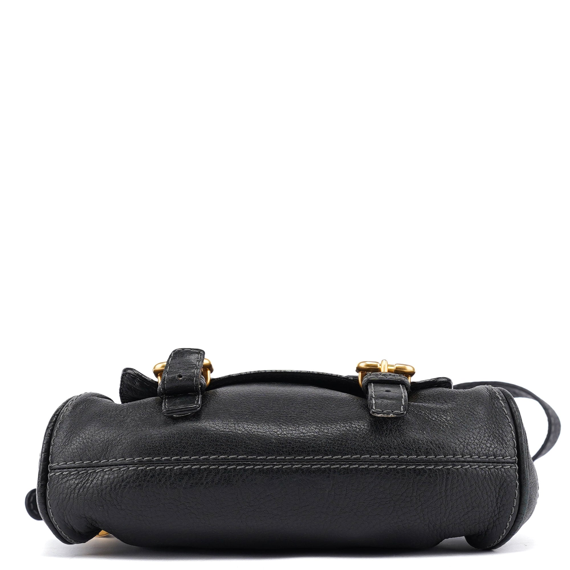 Chloé Black Leather Paddington Crossbody Bag