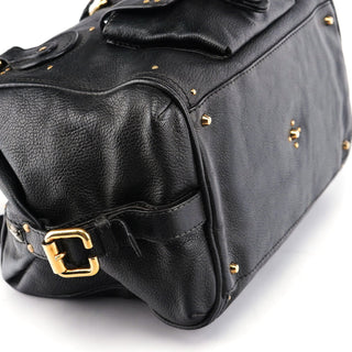 Chloé Black Leather Paddington Pocket Bag