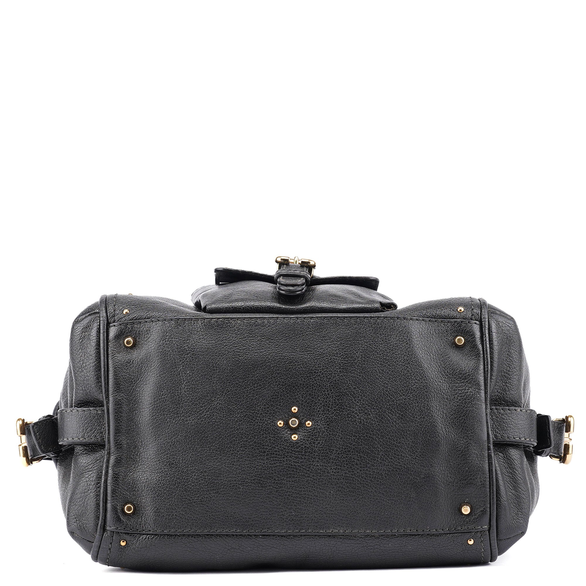 Chloé Black Leather Paddington Pocket Bag