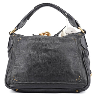 Chloé Black Leather Paddington Shoulder Bag