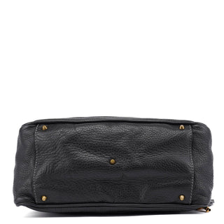 Chloé Black Leather Paddington Shoulder Bag