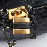 Chloé Black Leather Paddington Shoulder Bag
