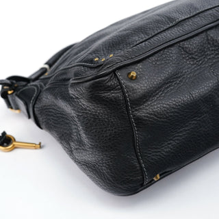 Chloé Black Leather Paddington Shoulder Bag