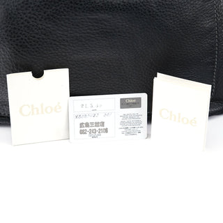 Chloé Black Leather Paddington Shoulder Bag