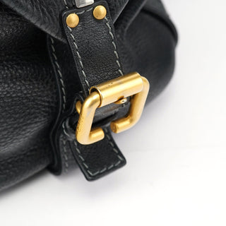 Chloé Black Leather Paddington Shoulder Bag