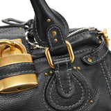 Chloé Black Leather Paddington Shoulder Bag