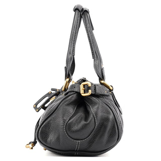 Chloé Black Leather Paddington Shoulder Bag