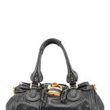 Chloé Black Leather Paddington Shoulder Bag