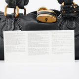 Chloe Black Leather Paddington Shoulder Bag