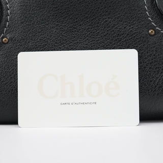 Chloe Black Leather Paddington Shoulder Bag