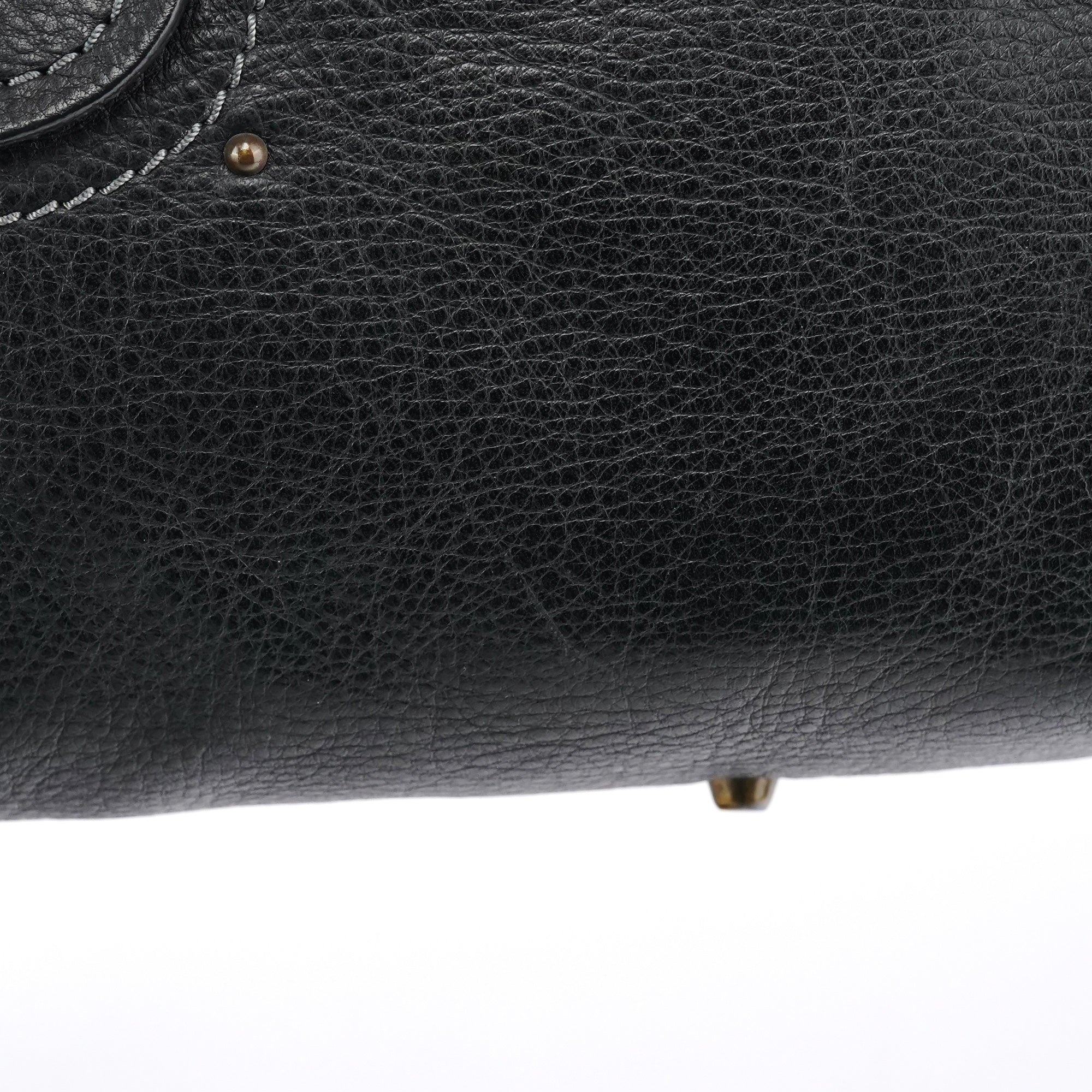 Chloe Black Leather Paddington Shoulder Bag