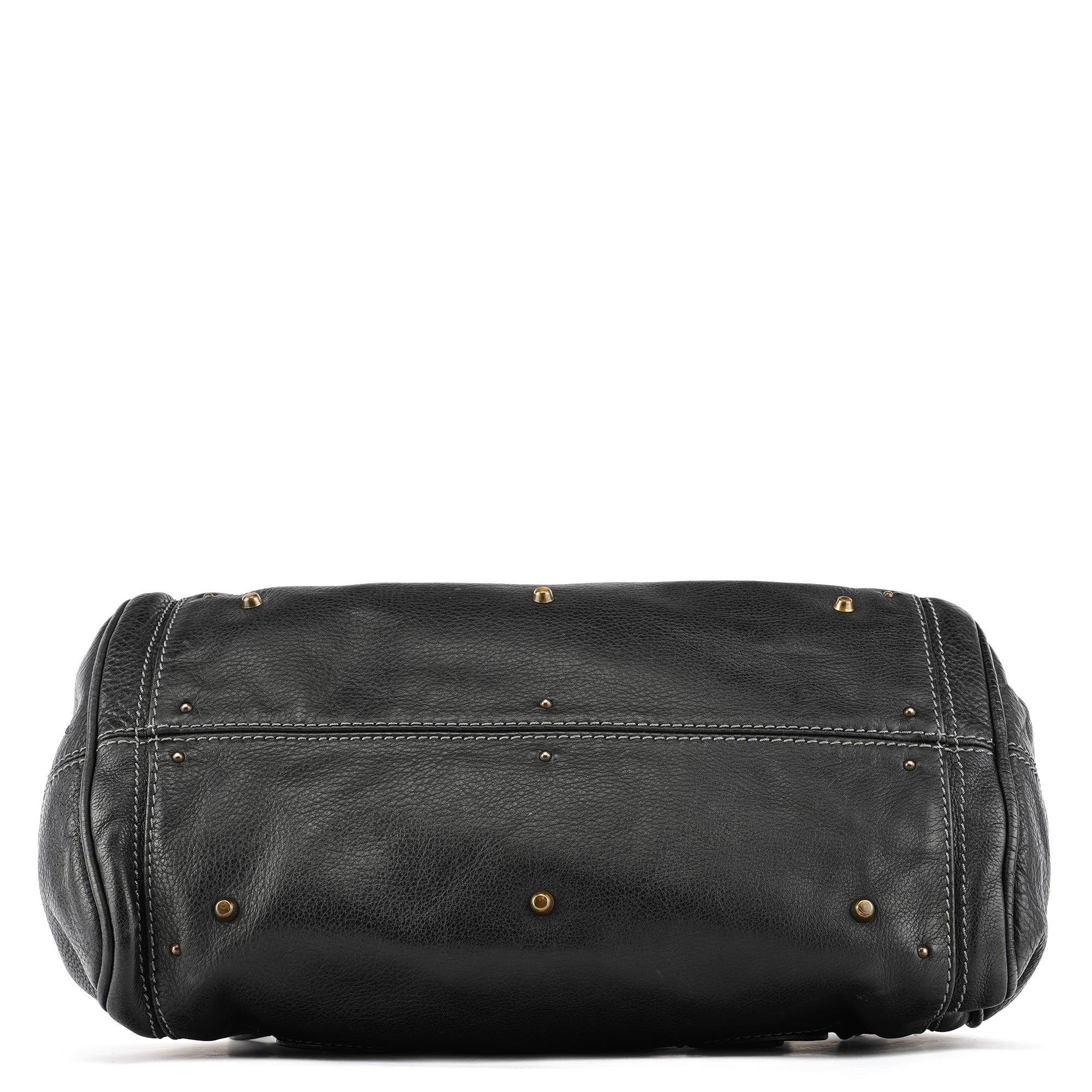 Chloe Black Leather Paddington Shoulder Bag