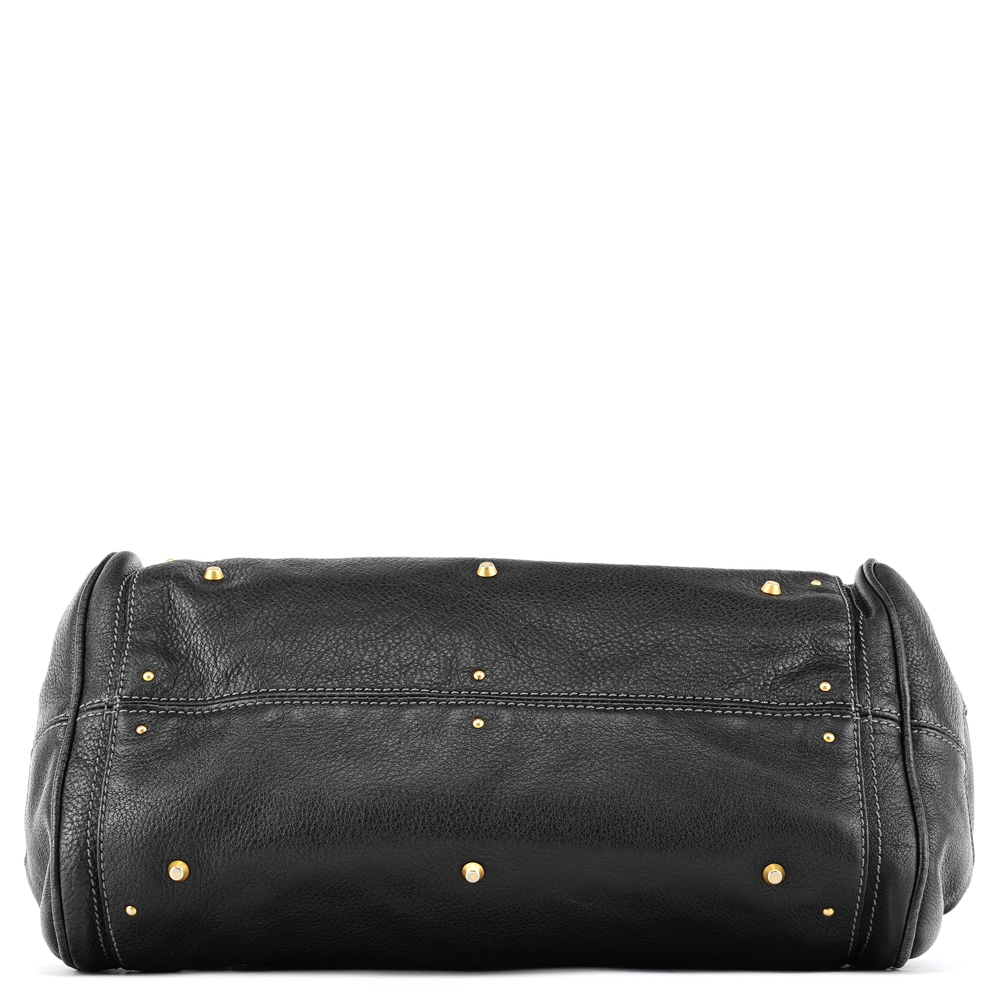 Chloe Black Leather Paddington Shoulder Bag