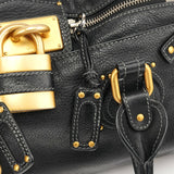 Chloe Black Leather Paddington Shoulder Bag