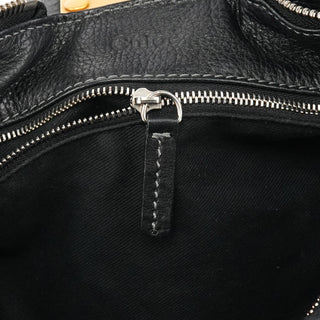 Chloe Black Leather Paddington Shoulder Bag