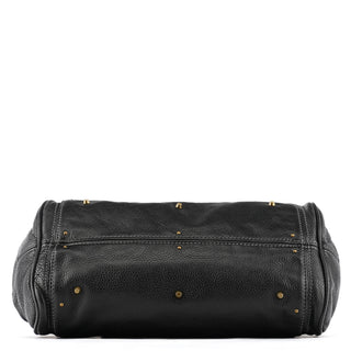 Chloe Black Leather Paddington Shoulder Bag