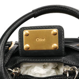 Chloe Black Leather Paddington Shoulder Bag