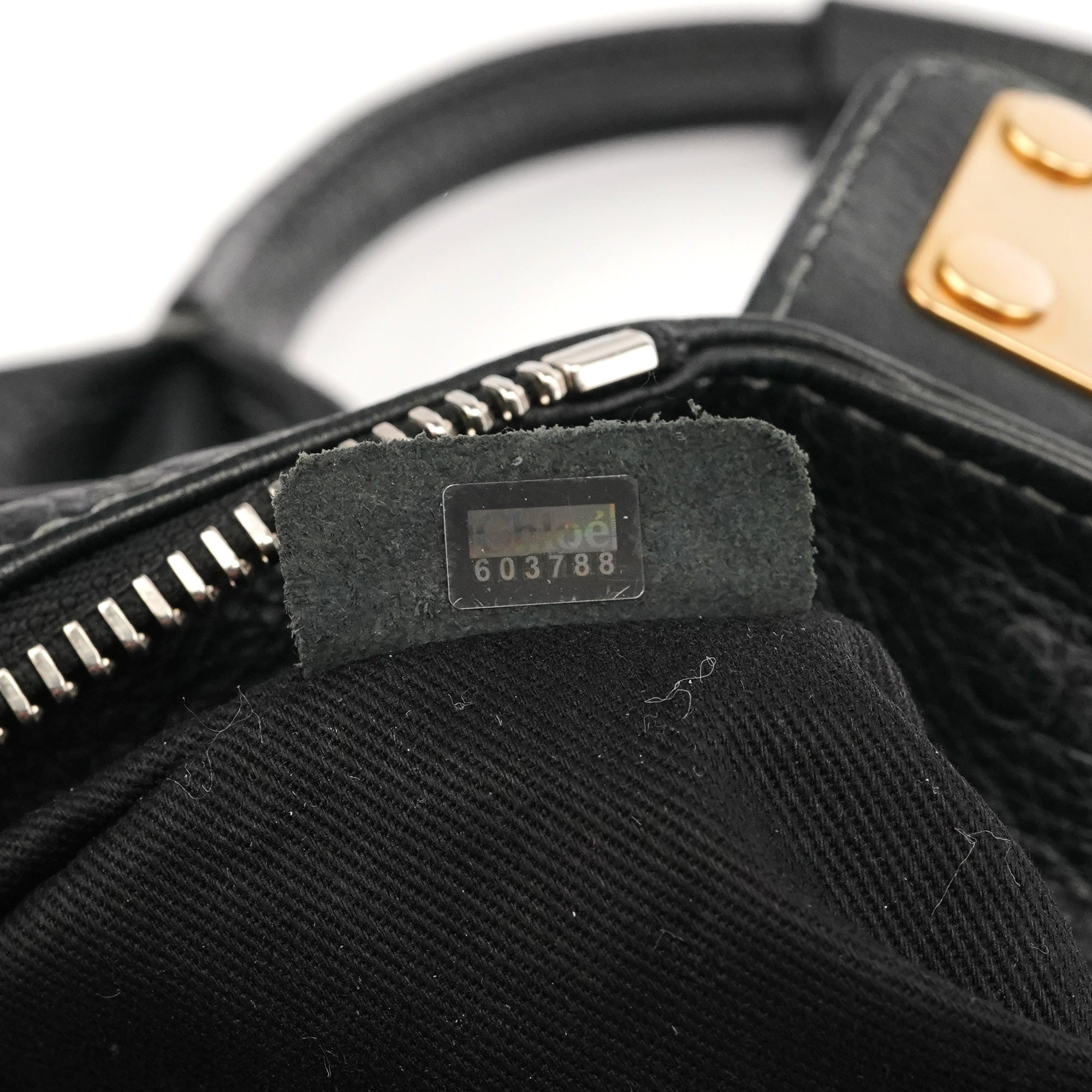 Chloe Black Leather Paddington Shoulder Bag