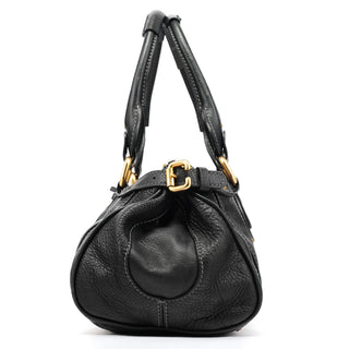 Chloe Black Leather Paddington Shoulder Bag
