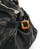 Chloe Black Leather Paddington Shoulder Bag