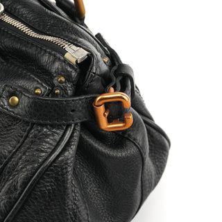 Chloe Black Leather Paddington Shoulder Bag