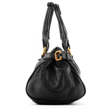 Chloe Black Leather Paddington Shoulder Bag