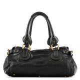 Chloe Black Leather Paddington Shoulder Bag
