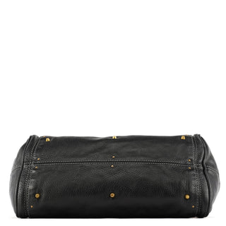 Chloe Black Leather Paddington Shoulder Bag