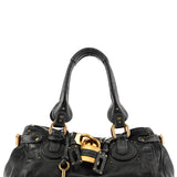 Chloe Black Leather Paddington Shoulder Bag