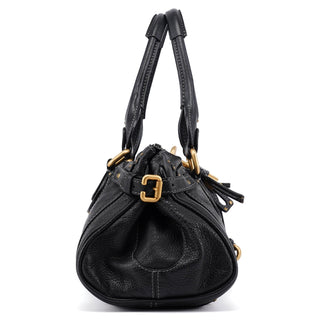 Chloé Black Leather Paddington Shoulder Bag