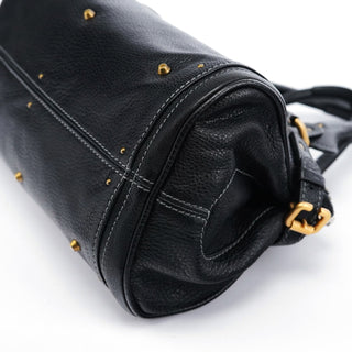 Chloé Black Leather Paddington Shoulder Bag