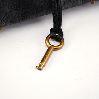 Chloé Black Leather Paddington Shoulder Bag