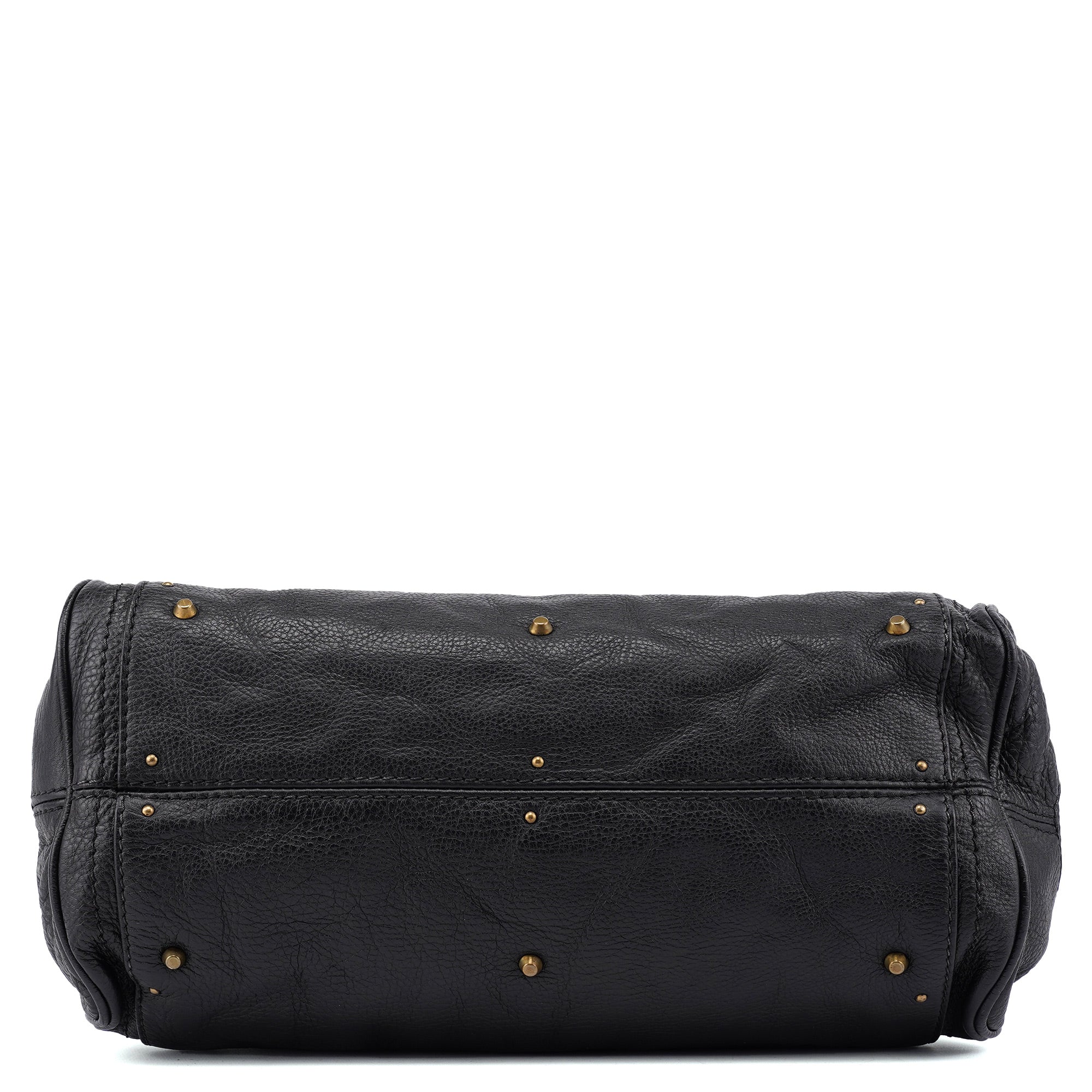 Chloé Sac porté épaule Paddington en cuir noir