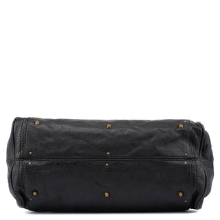 Chloé Black Leather Paddington Shoulder Bag