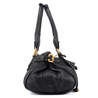 Chloé Black Leather Paddington Shoulder Bag