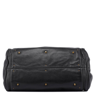 Chloé Black Leather Paddington Shoulder Bag