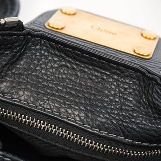 Chloé Black Leather Paddington Shoulder Bag