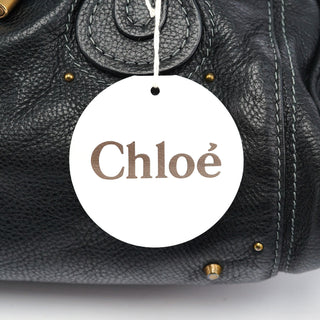 Chloé Black Leather Paddington Shoulder Bag