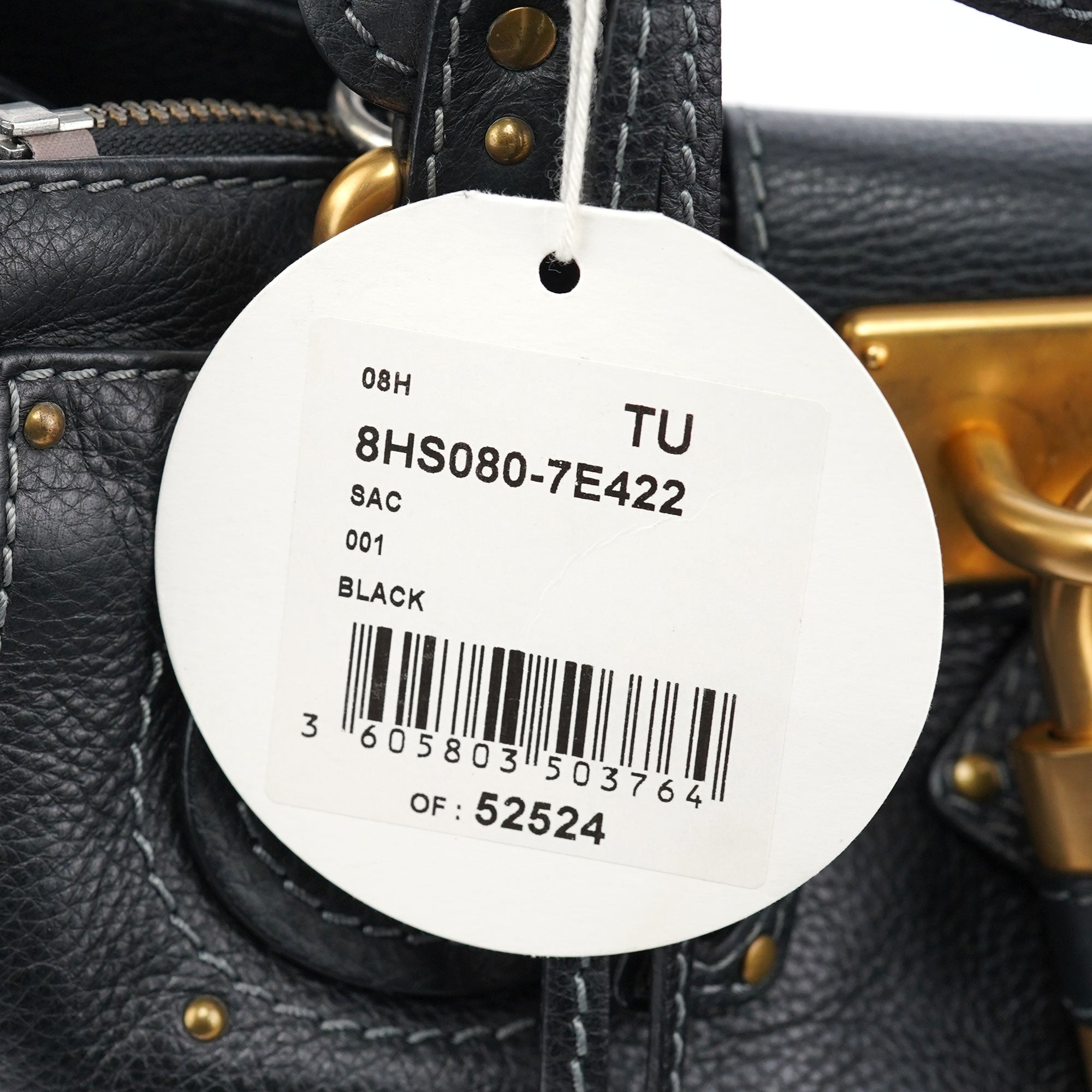 Chloé Sac cabas Paddington en cuir noir