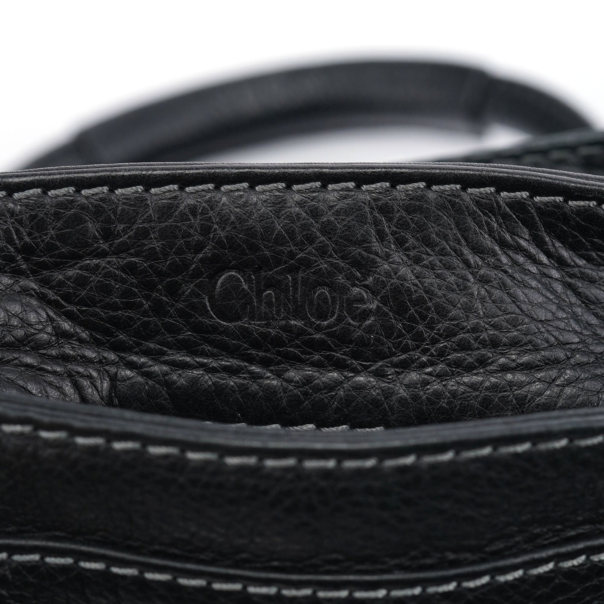 Chloé Sac cabas Paddington en cuir noir