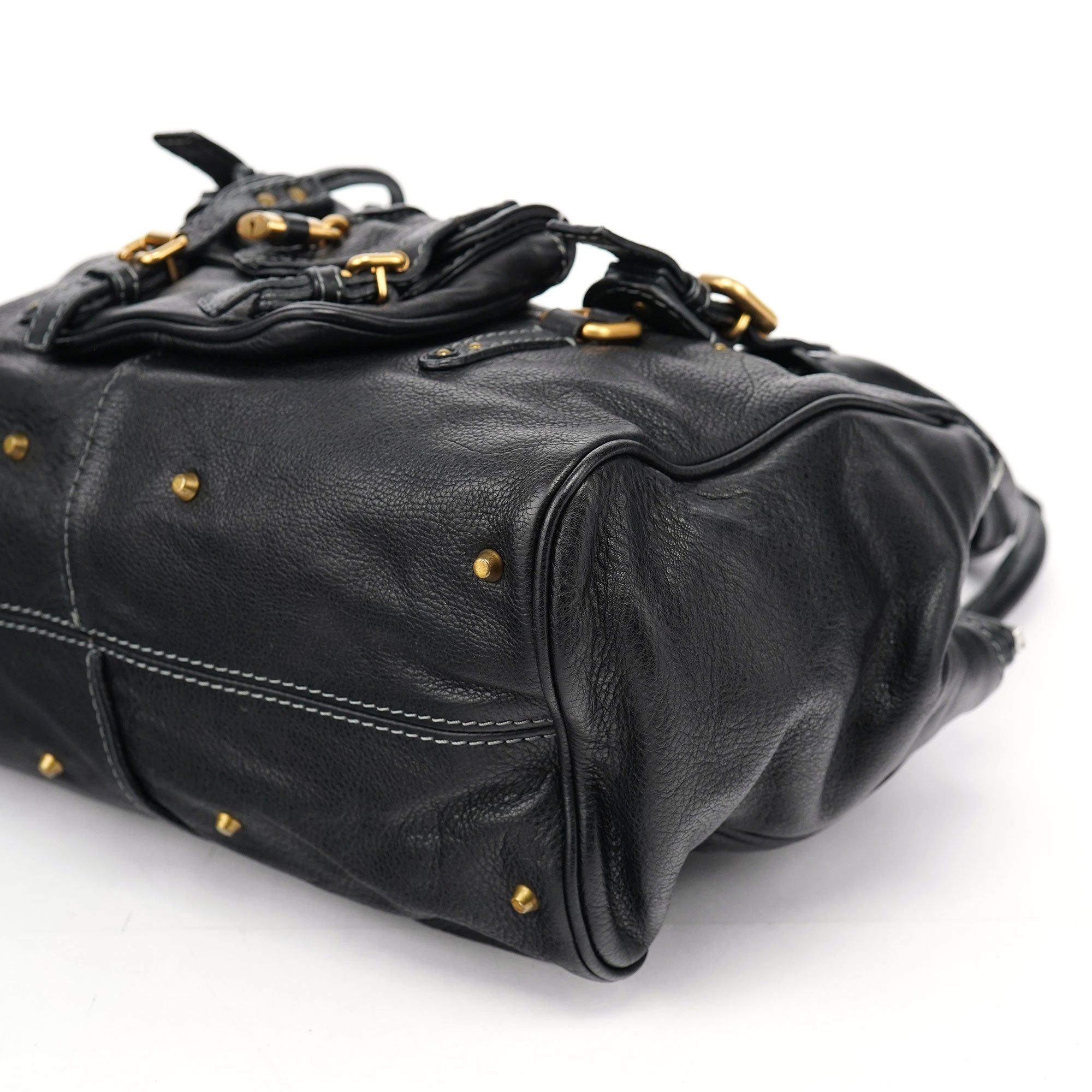Chloé Sac cabas Paddington en cuir noir