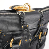 Chloé Black Leather Paddington Tote Bag