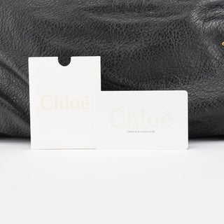 Chloé Black Leather Paddington Tote Bag
