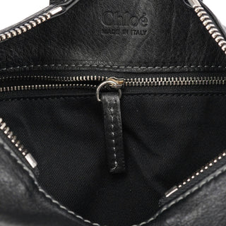 Chloé Black Leather Paddington Tote Bag